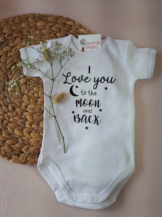 Romper "love you to the moon"