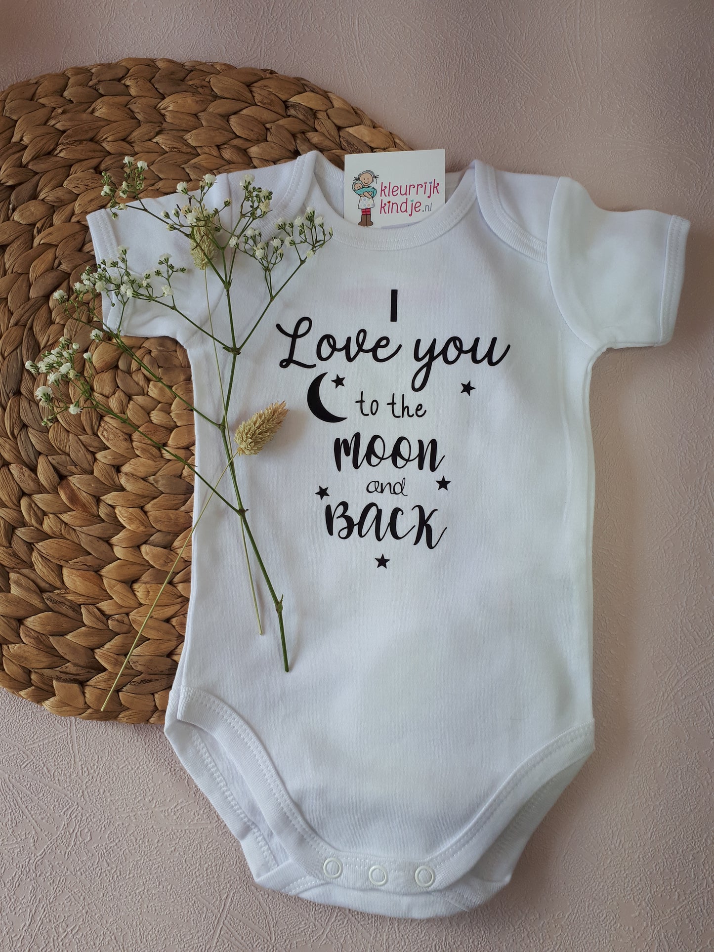 Romper "love you to the moon"
